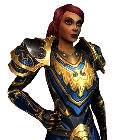 Official World of Warcraft Human race portrait